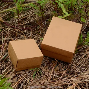 brown kraft jewelry box