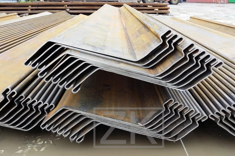 Hot Rolled Z Type U Type Steel Sheet Pile 400 125 400 170 400 100 Buy