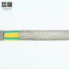 Electrical copper clad aluminum braid connector earthing jumper