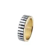 Hot Sale 316L stainless steel plated gold piano musician ring