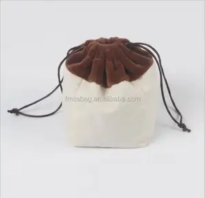 good quality velvet fabric gift bags drawstring jewelry pouch