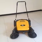 S500 walk behind manual push floor sweeper