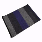 Silk scarf black grey blue color herring bone 100% pure silk High quality jacquard scarf for men's ladies