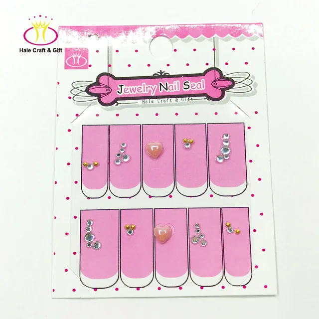Wholesale Supply And Beauty Decorative Craft Nail Sticker Art Japanese Acrylic Nail Products
