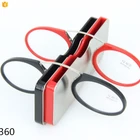 TR90 SOS model pocket reading glasses mini small presbyopic glasses without arms