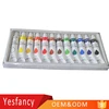 wholesale 12ml 12colors oil colour paint set non toxic oil paints free art supply samples