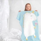 dropshipping unicorn summer blanket air conditioning pillow blanket baby sofa Bed Travel Plaids Thread Blanket Pram Crib