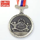 Oem Award All Kinds Of Medals Promotion Price OEM Design 3D Silver Award Medal