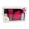 Custom hot buy flower dandelion spa bubble bath shower gel beauty care gift set