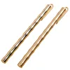 Personalised Custom Brass Bamboo Pattern Pocket Signature Gel Pens With Clip