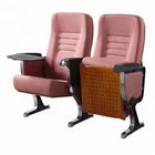 Aluminum alloy leg theater auditorium chair cinema movie chair with writing board