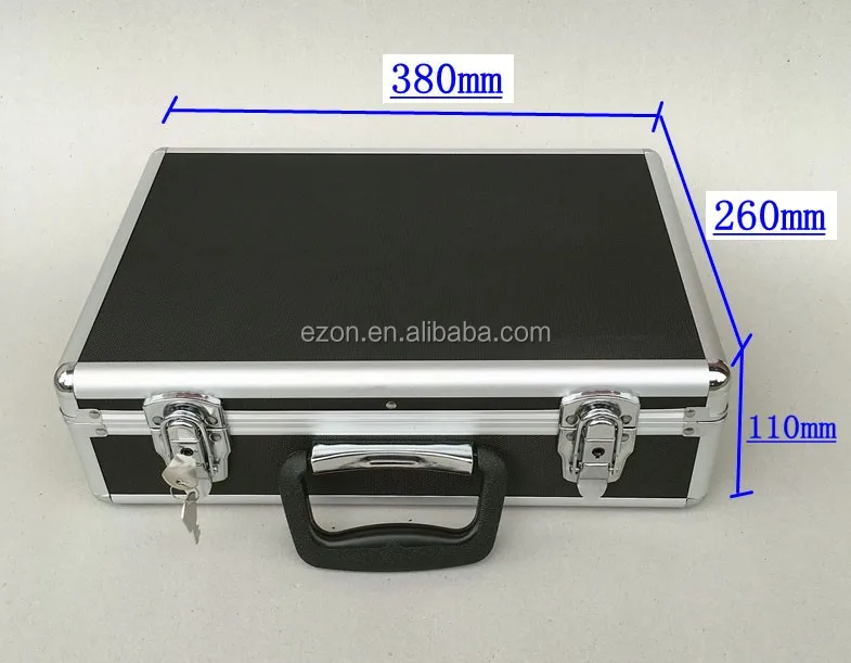 Portable aluminum toolbox, Professional Aluminum Tool Carrying Case,Aluminum Carrying Hardware Tool Case
