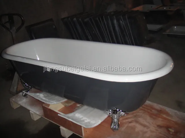 double ended bath tub in cast iron in length 1900mm