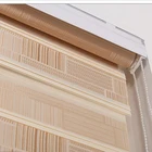China horizontal blackout caravan window zebra combi blinds fabric