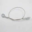 Stamped eyes wire rope safty cable assemblies for lighting display hangingsystem