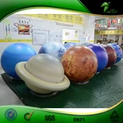 Dia 2m PVC Inflatable Beach Ball Giant Advertising Globe Helium Balloon 3d Planet