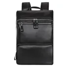 Roomy and fashion design men leather backpacks for men outdoor new arrival men backpack