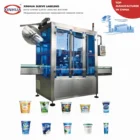 yogurt cup shrink sleeve labeling applicator machine