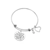 Inspiring Stainless Steel Expandable Wire Bangle Bracelet Jewelry