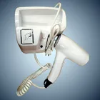 Color Logo Customized Wall Mounted Hotel Hair Dryer