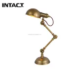 Bronze adjustable industrial lamp brightness table brass tikanna lighting