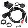 Supply car dash mount installation usb/aux 2rca audio&video accessory extension cable 3.5mm to usb rca special design