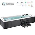 high quality Outdoor whirlpool used swim spa endless swim pool swimming pool 4 persons for home