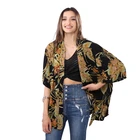 Ladies fashion summer printed floral beach kimono cardigan