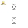 low carbon steel material wrought iron garden fence decoration