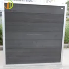 Outdoor WPC Fence Exterior Wall Panels Use WPC Garden Fence