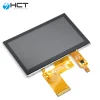 lcd display oem 480x272 dots touch screen module 4.3 tft lcd rgb with 7 leds backlight serial