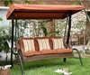 Modular inexpensive garden wicker outdoor patio swing seat chair furniture set