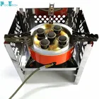 Outdoor camping gas coal pellet wood burning cast iron stove for cooking/parts for wood stoves cast iron