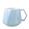 Lipan-Creative Diamonds Design Coffee Mug Creative Gift Lovers Tea Cups 3D Ceramic Mugs With Rhinestones Decoration Cups