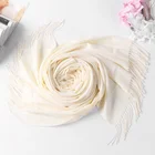 High quality popular scarf Cashmere winter hijab Custom design blank scarves