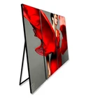 Stand P2.5 indoor movable wifi poster mirror advertising led display