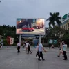 P10 Airport station and Mero media station Outdoor led wall