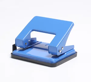 economic cheap square shape 2 hole punch stationer for office