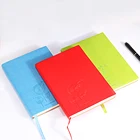 Personalized Fashion Cheap Customised Logo Pu Leather Premium Notebook