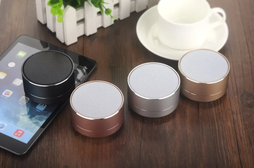 wireless A10 LED glowing Bluetooth receiver Hands-free Music Player metal Bluetooth speaker For iPhone xiaomi Oppo - ANKUX.COM