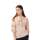 Best Brand Fashion Clothes Designs Latest Bandage Blouse Womens