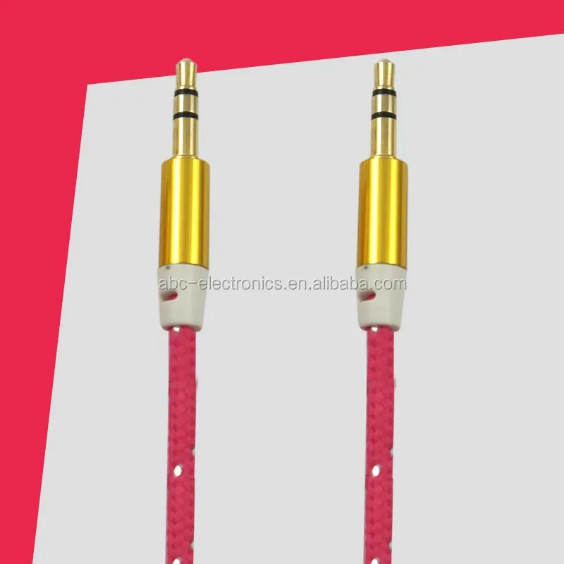 3.5mm To 3.5mm Audio Cable 1m Speaker Headphone Aux Cable Jack Cable For iPhone 6 7 Plus 5 - ANKUX.COM