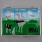 OEM Magnetic epoxy fridge magnet / epoxy resin magnet set Printing your own design