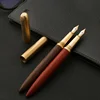 0.7mm Wood Gift fountain Pen for Business Wood Pen Factory Wholesale can custom logo