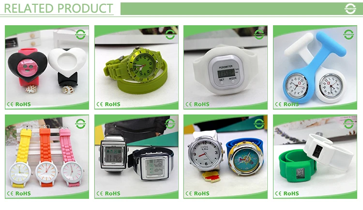 Newest quartz movement silicone necklace watch for kid