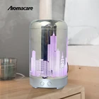 100ML Automatic ultrasonic Aluminum Alloy Essential Oil Car Diffuser Aroma Air Purifier Wholesale