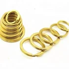 Brass Key Ring Brass Wholesale High Quality Solid Brass Bags Accessories Flat Key Ring