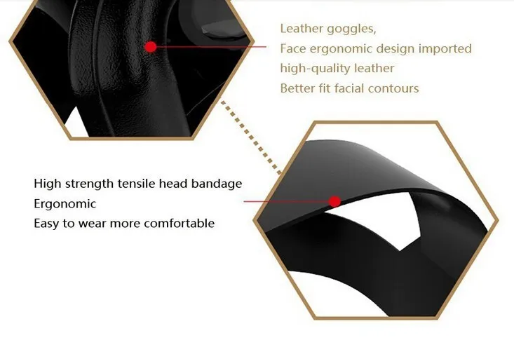 VR SHINECON Moke Plastic Version google cardboard VR 3D Glasses+ Bluetooth Wireless Mouse gamepad + 8GB 3DGame with package