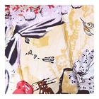 Custom Colorful Lady 100% Pure Digital Printed Twill Square Silk Scarf Of Women