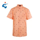 Good quality new woven cotton poplin basic shirt printing custom